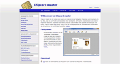 Desktop Screenshot of chipcardmaster.de